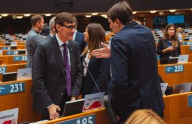 Javi López i Salvador Illa al Parlament Europeu